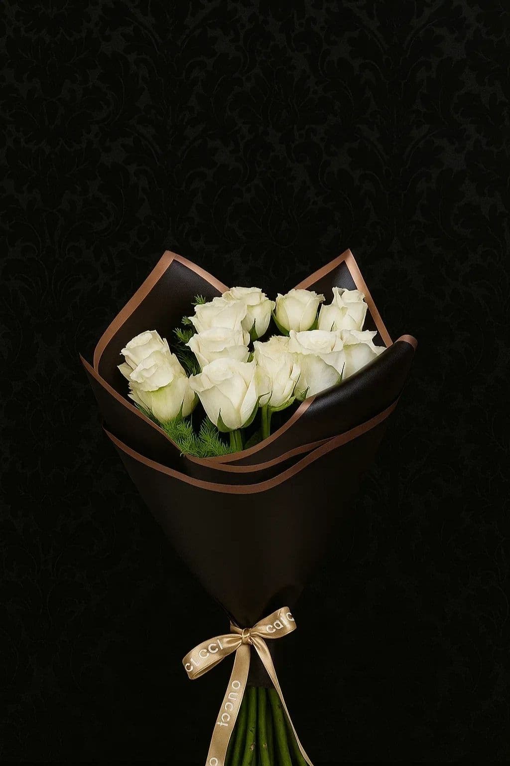 11'li Beyaz Gül Buketi