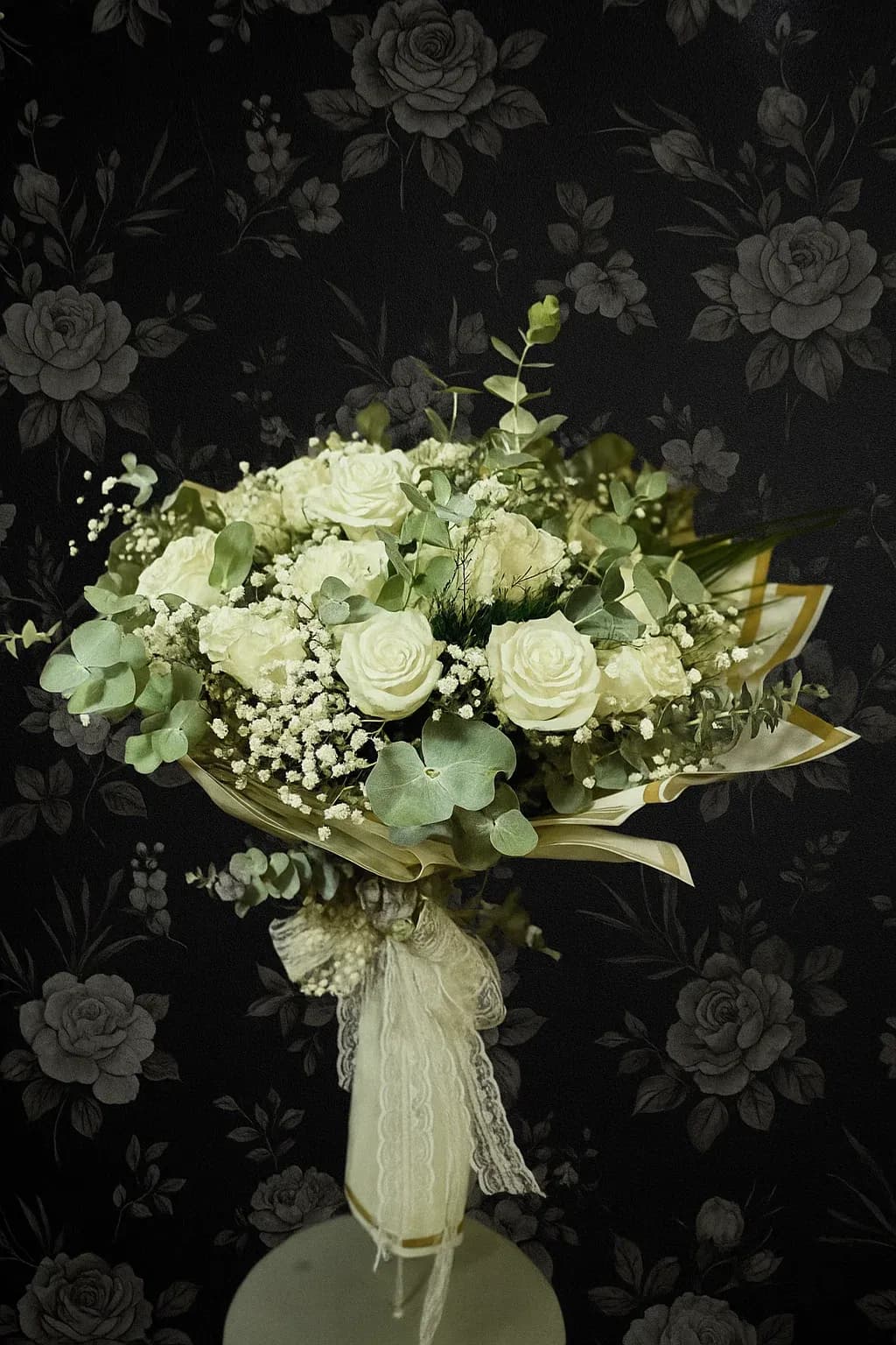 Lüks Beyaz Gül Buketi